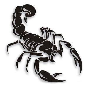 Carro 3D Scorpions Adesivo Corpo Caminhões Janela Impermeável Estilo da motocicleta Auto Decalque Capô Listras Laterais Adesivos de Animais