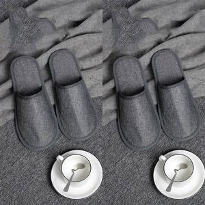 2021 Hotel disposable slippers Shoe Clean hygienic mens womens family size 35-45 wholesale grey white pink green Comfortable freeshipping
