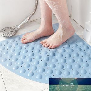 Bath Mats 2PCS Large Sector Strong Suction Bathroom Mat Anti Slip Shower PVC Massage Foot Pad Odorless Non-Toxic Home