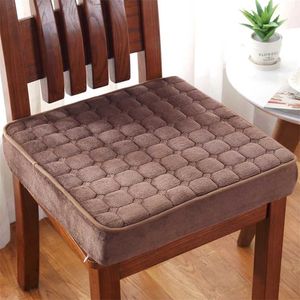 Sponge Computer Chair Cushion Modern Style Bolster Buttocks Home Office Seat Pad 45*45cm Throw Pillow 12 Colors 211203