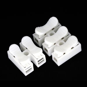 Wholesale terminals blocks connectors resale online - 10x3P PSpring Connector LED Strip Light Wire Connecting No Welding No Screws Quick Connector cable clamp Terminal Block Way