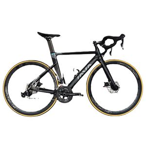 Carbon Fiber Cykelskiva Broms Bike Siruro 3 Skivbroms 18 Hastighet 20 Speed ​​Bend Handle Shimano Kit Road Racing Bike Cykel