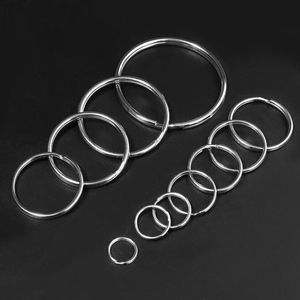 Keychains 10-50pcs/lot Round Keyring Split Ring Key For Chain Keychain Diy Jewelry Making Sleutelhanger Rings Wholesale