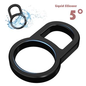 Articoli per massaggi Silicone ad alta elasticità scrotale Anello per pene Ritardo Eiaculazione Masturbatore maschile Cock Ring Dispositivo di castità Giocattoli sexy per uomo