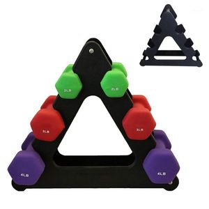 Acessórios Levantamento de peso Dumbbell Rack Stand Suporte Equipamento de exercício para suporte doméstico