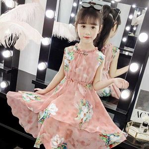 Kleinkind Mädchen trägt Sommerkleid 2021 12 Kinderkleidung 9 Modekleider für Studenten 8 Jahre 7 Süßes und elegantes Kinderkleid Q0716
