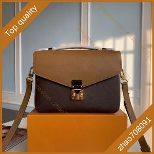Высококачественная дизайнерская сумка Pochette, женская сумка 25 см, роскошная сумка через плечо, сумка-кошелек M44876 с коробкой L001