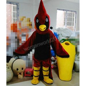 Cadılar bayramı Kırmızı Kuş Maskot Kostüm Yüksek Kalite Özelleştirmek Karikatür Anime Tema Karakter Unisex Yetişkinler Kıyafet Noel Karnaval Fantezi Elbise