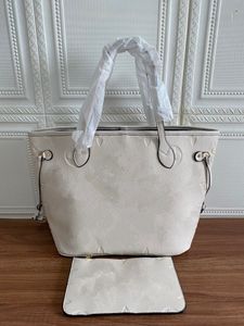 2021 high quality Luxury Designer handbag totes Purses Mm size tote handbags Women Brand Classic Style Genuine Leather Shoulder 01