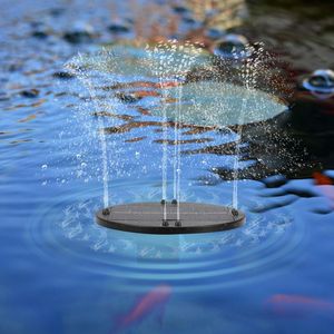 Dekoracje Ogrodowe Solar Power Water Fountain Pool Pond Pływająca Pompa Dekoracja Dropship Odkryty Ptak Wanna