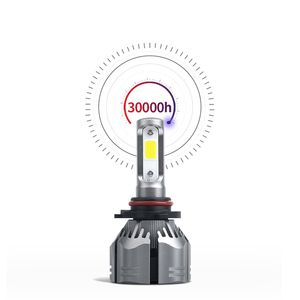 1 Para Mini Rozmiar Lampa Reflektor samochodowy H1 H3 H3 H7 H11 H8 HB4 / 9006 HB3 / 9005 Żarówka LED Auto Light Light 12 V 6000K Head Light