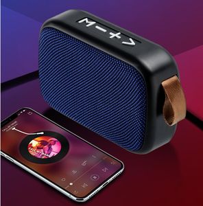 G2 Bezprzewodowe głośniki tkaniny sztuki Bluetooth głośnik zewnętrzny FM TF karta U Disk Audio Creative Portable Mini Suboofer Prezent w pudełku detalicznym