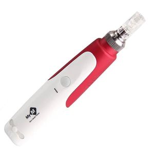 Electric Derma Pen Stamp Auto MicroNeedle Dermapen Cordless DP01 для противожирающей ухода за кожей с 6шт. 12 игл картридж от экспресс-доставки