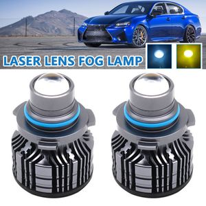 LED Auto Fog Light Polishing headlights Lens LED Lamp Super Bright Headlight Bulb Lens H7 H11 Angle Eyes Fog Light Bulbs 6000K