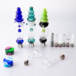 Paladin886 CSYC NC040 Shisha 510 Gewinde Glas Handpfeife Titan Nagel Quarz Keramikspitzen Dab Strohpfeifen Bongs