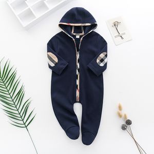 Macacão infantil de verão para bebês, roupas de design para meninos, macacão para recém-nascidos, pijama de manga comprida, algodão, 0-24 meses, roupas macacões