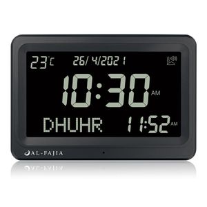 Armbandsur al-sahar athan muslim klocka med hijri kalender azan bön tid fajr larm moské skrivbord vägg timepieces ramadan gåva