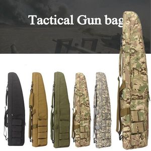 Stuff Sacks 70cm / 98cm 118CM War Game Tactical Gun Bag Slip Durable Hunting Equipment Bags Air Rifle Case Backpack