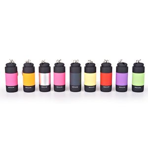 Mini LED Keychain Lanterna Lanterna Recarregável Torch Luz Super Mini Chaveiro Lanterna Lanterna Ferramenta de iluminação para atividades de casa e exterior 130 x2