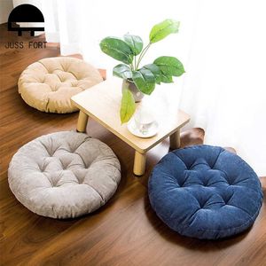 Square/Round Chair Cushion Thick plush Dining Chair Mats Tatami Stool Pad Sofa Seat Mat for Car office Computer Chair Cushions 210716