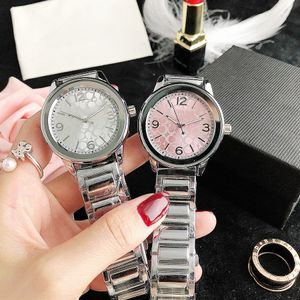 Modemarke Quarz-Armbanduhr für Männer Frauen Mädchen Stil Metall Stahlband Uhren CO08