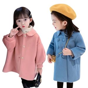 Baby cotton padded clothes Hooded bright winter girls cartoon face coat 211027