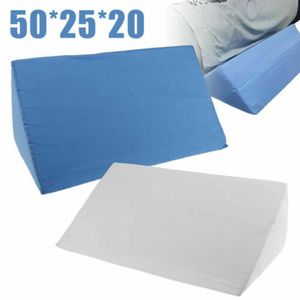 Wedge-shaped Pillow Cushions Occipital Leg Raised Back Lumbar Support Pad Acid Reflux Foam Bed Leg Back Pillow Home Textiles 210611