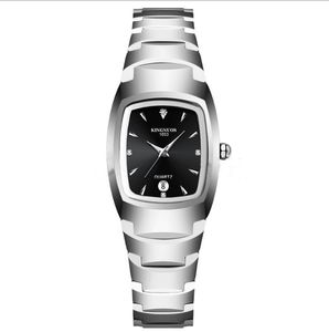 Luxury Fashion Lovers Couples Quartz Smart Diamond Watches 40mm Dial Mens 25mm Diameter Womens Watch Tungsten Steel Calender Wrist219T