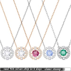 Romantic Dancing Shinning Pendants Necklace Women Fashion Jewelry Female Special Gifts Exquisite Chains Q0531