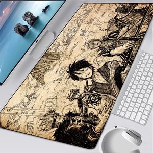 MOUSE PAD Gamer carpet notbook computer mousepad Tappetini per mouse da gioco One Piece tappetino per mouse tastiera gamer tappetino manga