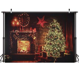 Duży Boże Narodzenie fotografii tło studio tkaniny tło dekoracje imprezowe Zdjęcie budki backdrops dostawy