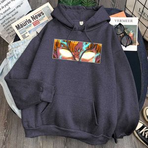 Man Oversized Hoodies Demon Slayer Agatsuma Zenitsu Anime Print Sweatshirt Hooded Winter Fashion Fleece Warm Harajuku Streetwear H0909