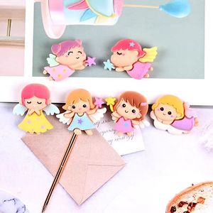 20 sztuk Kawaii Flatback Żywicy Komponenty Cabochon Angel Płaskie Tylne Kaboszony Do Decor Telefon DIY Scrapbooking Włosów Łuki