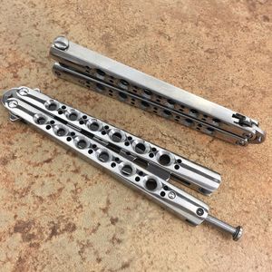 4models theone BRS BM40 BM42 BM43 BM47チャンネルトレーナー/ライブナイフミラーステンレススチールハンドル440CブレードフリースイングJLナイフEDCツール