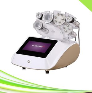 Novo 6 em 1 RF Cavitação Laser Lipo Slim Vacuum Therapy Therapy Lifting Machine