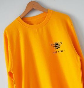 Women's Hoodies & Sweatshirts Sugarbaby Arrival Bee Kind Sweatshirt High Quality Fashion Tumblr Jumper Nature Bees Be Tops