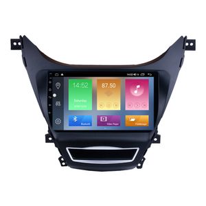Android 10 GPS автомобиль DVD стереофон для Hyundai Elantra 2012-2014 Автоматическое радио с WiFi USB Carplay SWC поддержка OBD DVR 9 дюймов