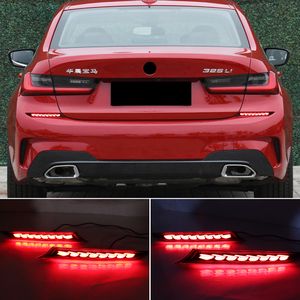 2 STÜCKE FÜR BMW G20 G28 330i 340i M340D Auto LED BUMPER licht hintere Nebelscheinwerfer Bremsleuchte dynamisch Blinker Signalreflektor