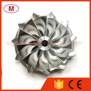 GT3576 58.00/76.13mm 11+0 blades Turbo Billet compressor wheel/Aluminum 2618/Milling wheel for Racing Turbocharger Cartridge/CHRA/Core