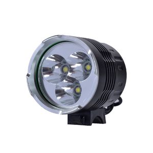 4000 Lumenów 3x XM-L T6 LED Reflektor 3T6 Headlamp Rower Rowerowy Lekki Wodoodporna Latarka + 6400mAh Battery Pack Darmowa Wysyłka 408 Y2