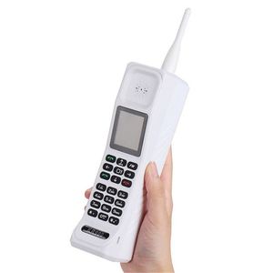 Unlocked Klasik Retro Cep Telefonu Büyük Pil 4500 mAh Powe Bank Telefon Titreşim El Feneri FM Radyo Antik Çift SIM Kart Cep Telefonu