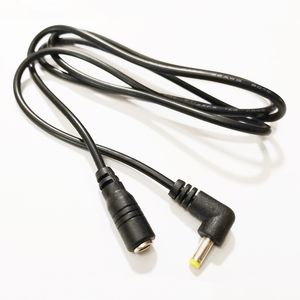 Kabel, 90 Grad abgewinkelter DC-Netzstecker, 4,0 x 1,7 mm, Stecker auf Buchse, Verlängerungskabel, 90 cm/kostenloser DHL/100 Stück