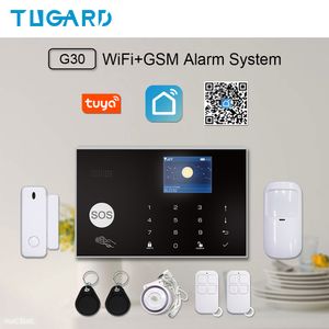 Tuya Smart WiFi GSM Home Security System 433MHz Wireless Burglar Alarm Kit Works With Alexa Google APP Remote Control