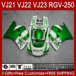 Bodys For SUZUKI RGVT green glossy RGV 250CC 250 CC RGV-250 Panel RVG250 20HC.142 RGVT-250 90 91 92 93 1994 1995 1996 RGV250 SAPC VJ22 1990 1991 1992 1993 94 95 96 Fairings