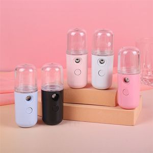 Home 5 Color Organization 30ml USB Rechargeable Sprayers Mini Handheld Summer Moisturing Facial Steamer Face Humidifier Portable Mist Spray ZC436