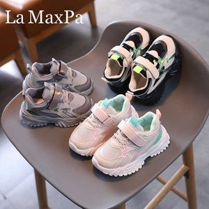 Dimensione 21-30 Bambini Sneakers Ragazze Ragazzi Ragazzi Infantile Toddler Scarpe Scarpe per bambini traspiranti scarpe da fondo all'aperto antiscivolo scarpe casual G1025