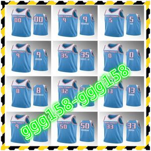 Print High Quality Men's Women kids Nemanja Bjelica De Aaron Fox Marvin Bagley III Buddy Hield Harrison Barnes Custom Basketball Jersey