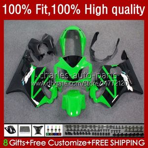 OEM Bodywork For HONDA CBR 600F4i 600 F4i FS CC F4 i CBR600F4i 04-07 55No.172 600CC Green blk CBR600 F4i 04 05 2006 2007 CBR600FS 2004 2005 06 07 Injection Fairing Kit