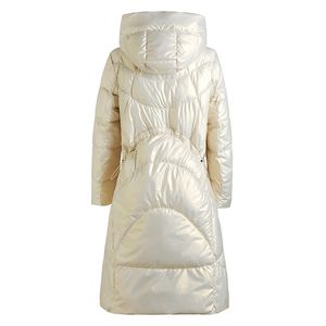 Down Cotton Coat Women Loose Parkas Vinterjacka Varm tjock vinterrock Kvinnor Långärmad Oversized Coat Padded Outerwear 210819