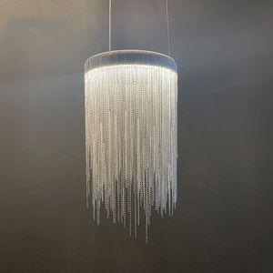 Lâmpadas pendentes pós-moderna Designer de alumínio Lâmpada Nódica Decoração LED LED LIGHT LIVERS